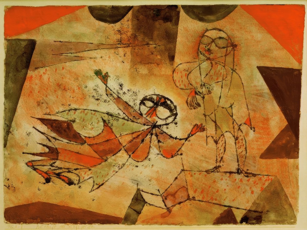 Budskap om luftånden av Paul Klee