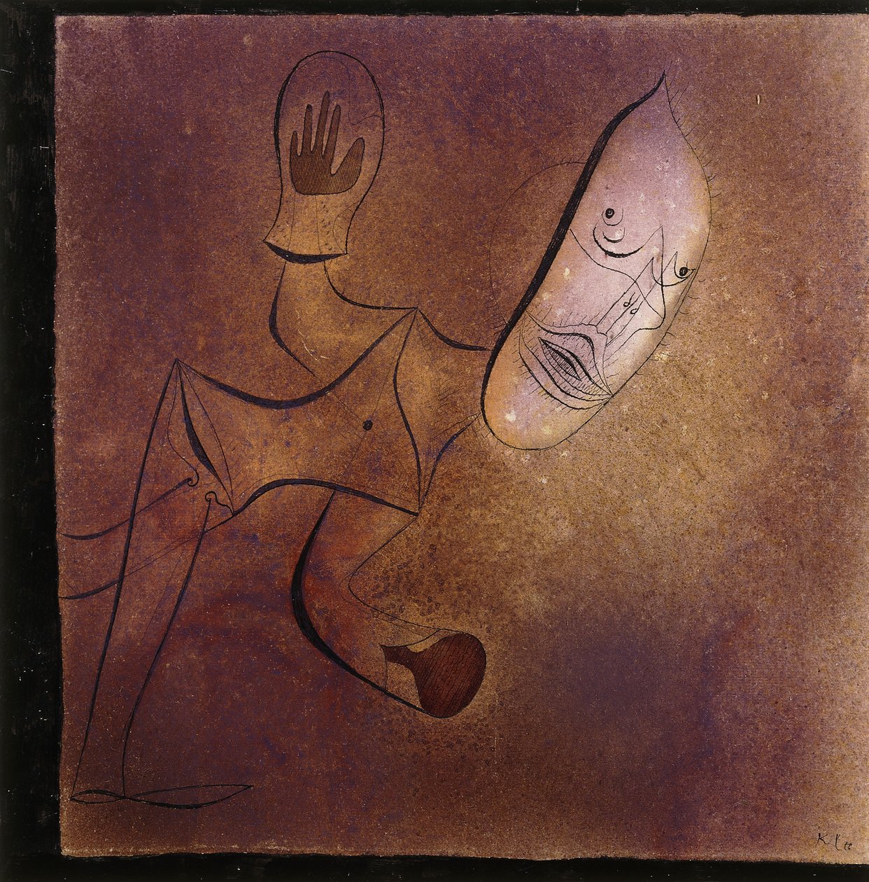Brutal Pierrot; Brutal Pierrot av Paul Klee