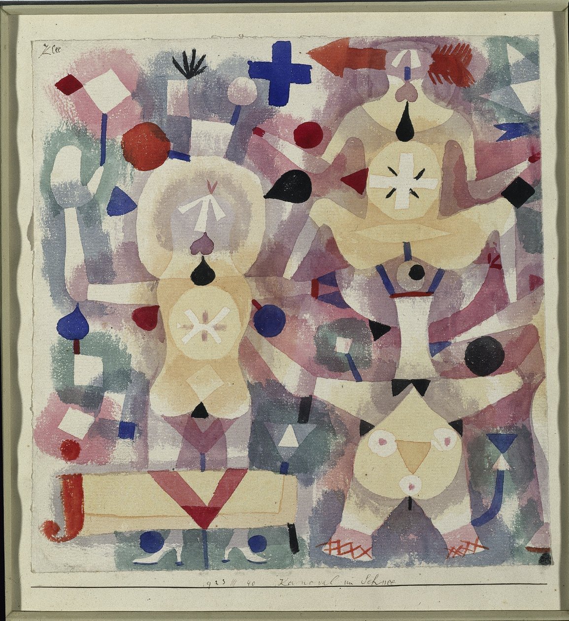 Karneval i snøen av Paul Klee