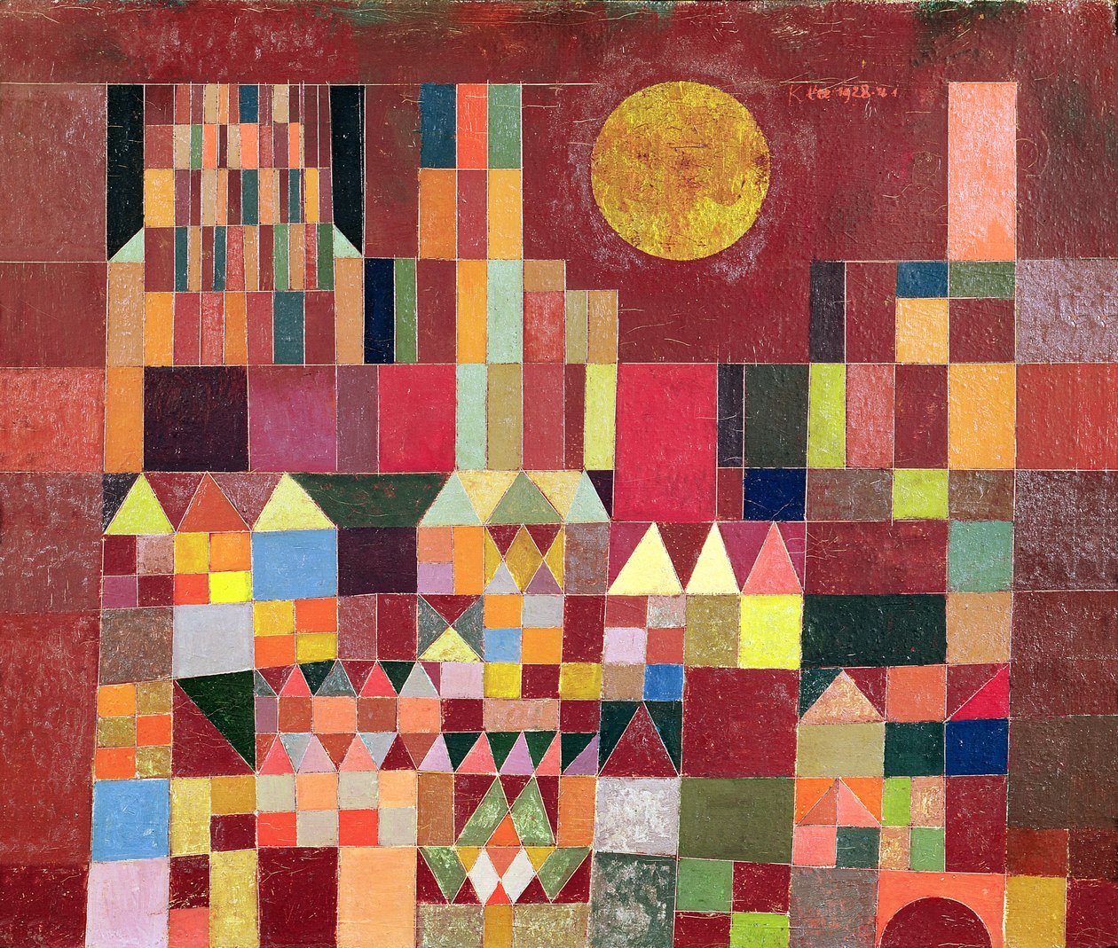 Slott og sol av Paul Klee