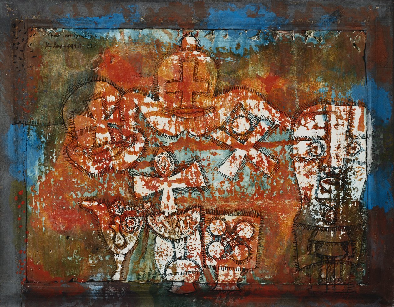 kinesisk porselen; kinesisk porselen av Paul Klee