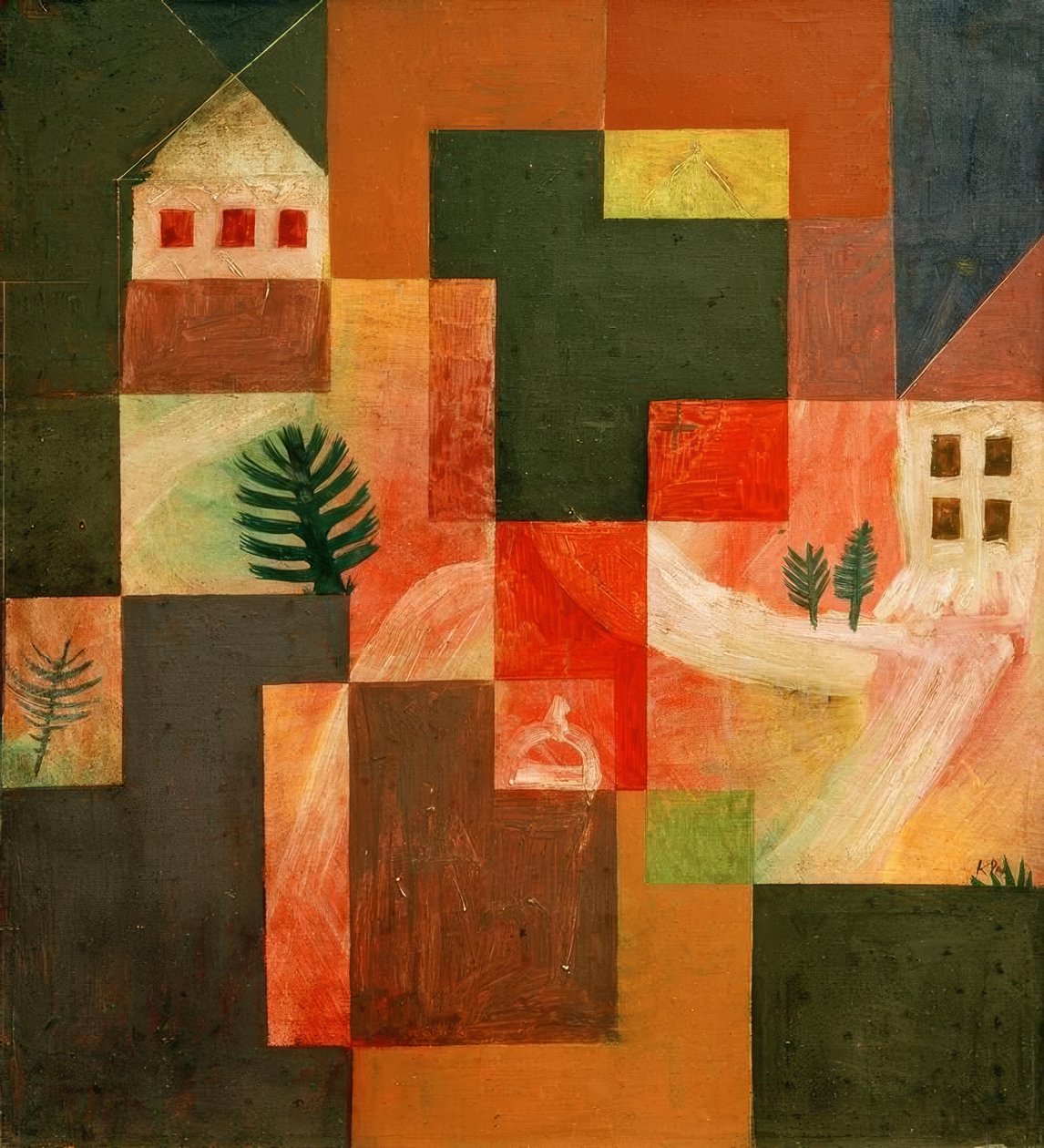 Koral og landskap av Paul Klee