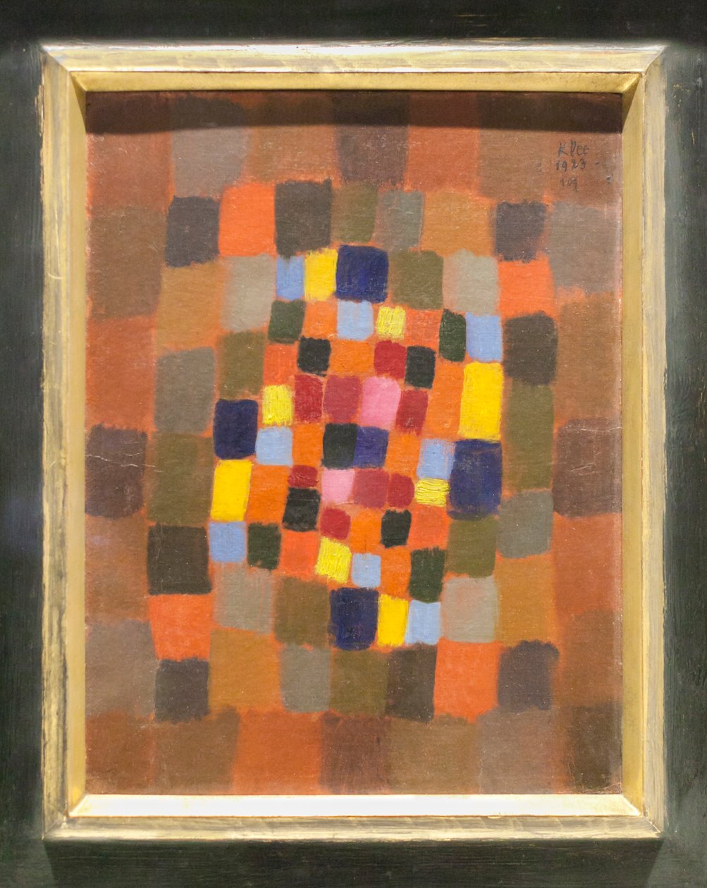 Fargerikt blomsterbed (buntes beet) av Paul Klee