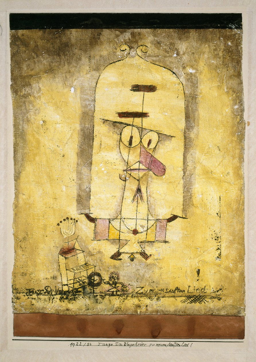 Dance You Monster to My Soft Song!, 1922. av Paul Klee
