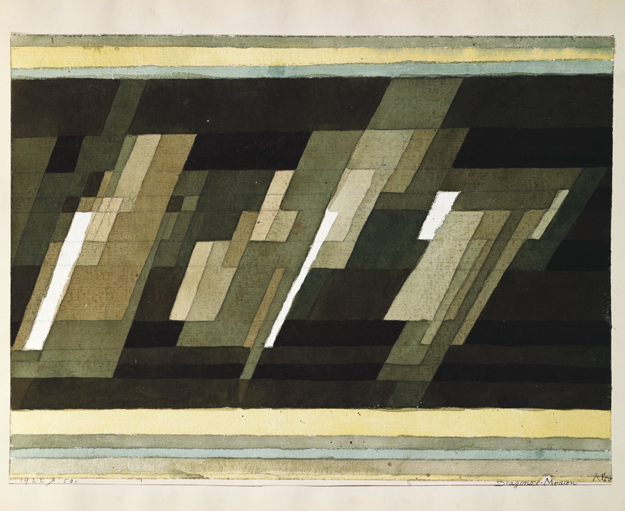 diagonale medier av Paul Klee