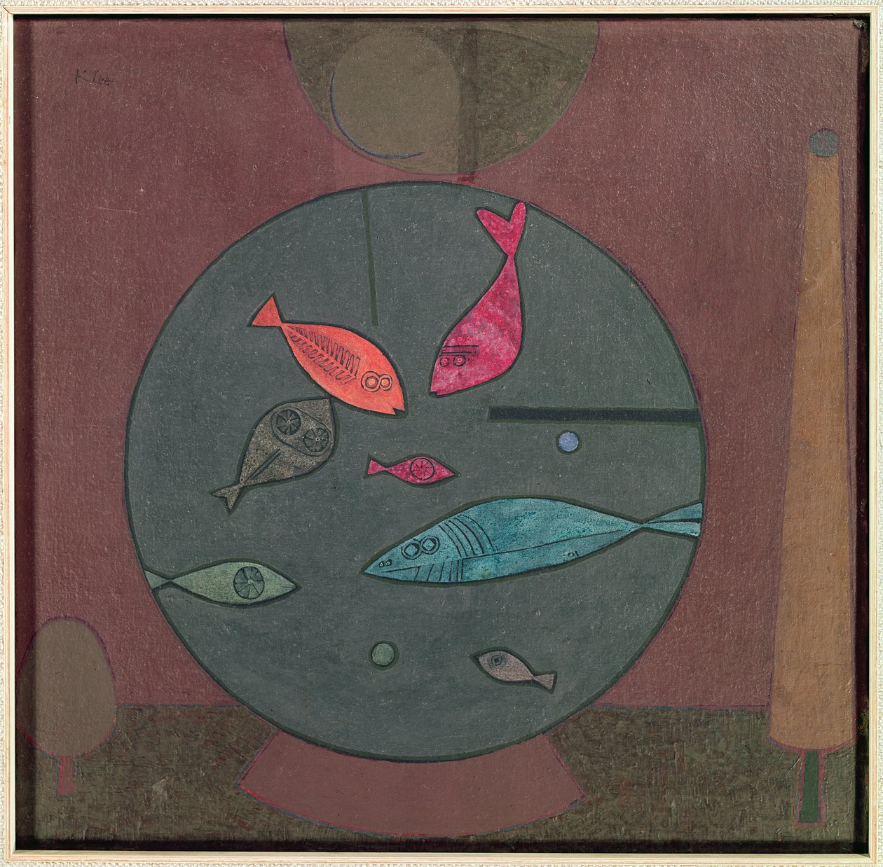 Fisk i en sirkel av Paul Klee