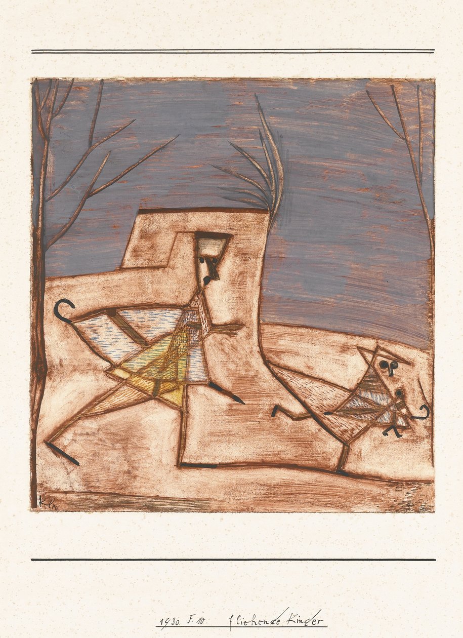 Barn som flykter Barn som flykter, 1930 av Paul Klee