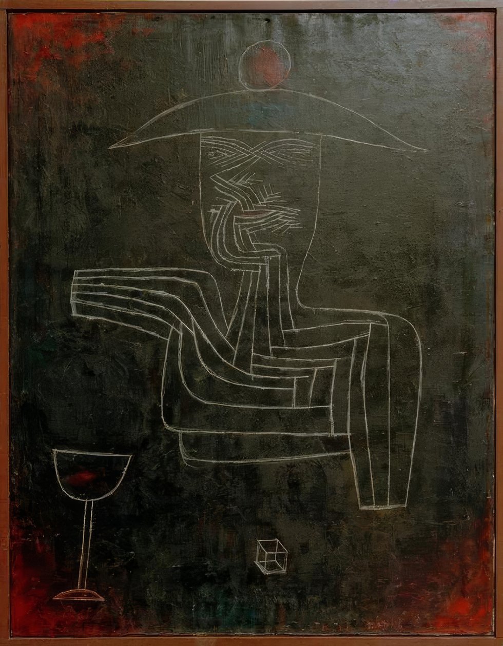Spirit med vin og lek av Paul Klee