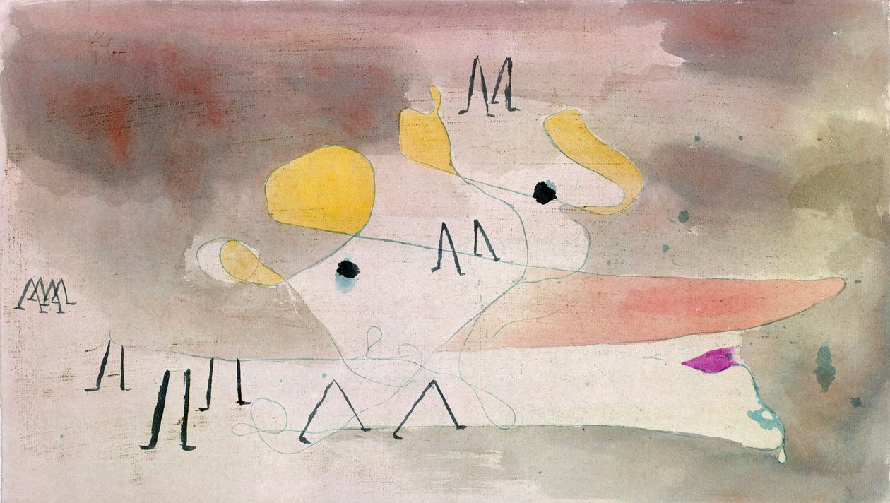 Spøkelse og følgere av Paul Klee