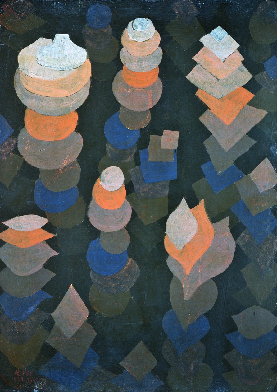 Vekst av nattplantene av Paul Klee