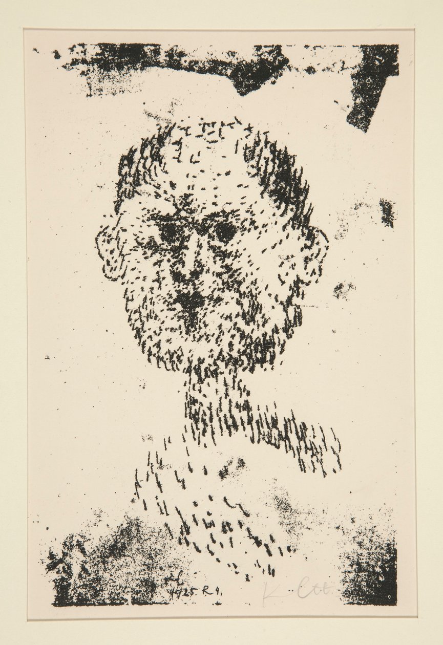 Head (Kopf) - Bearded Man (Baertiger Mann) av Paul Klee