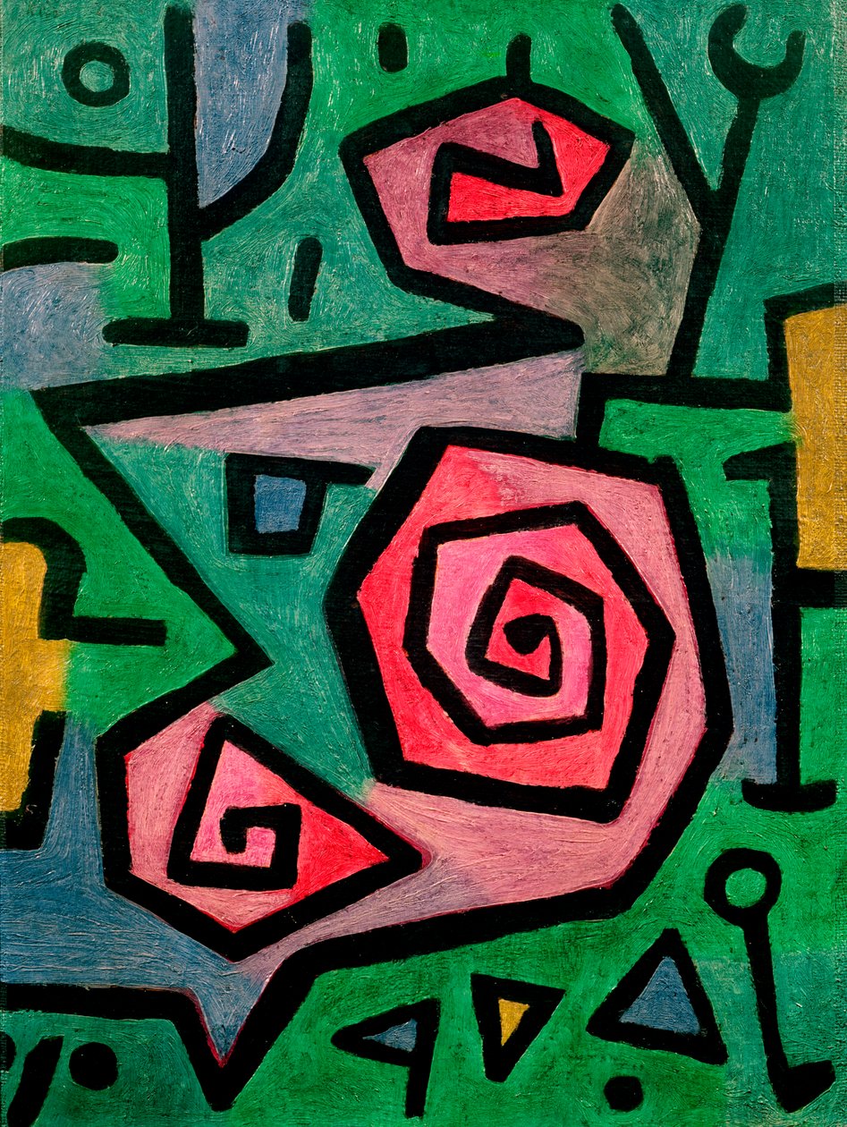 Heroiske roser av Paul Klee