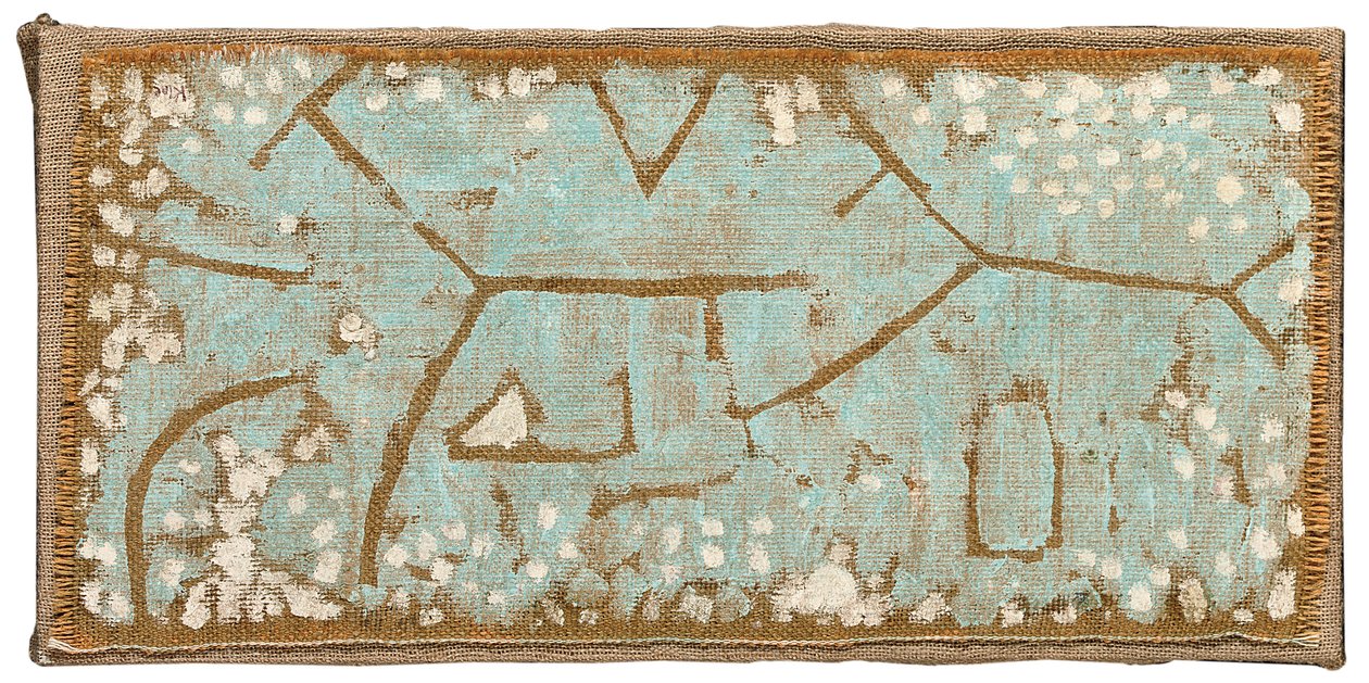 I blomst; I blått av Paul Klee