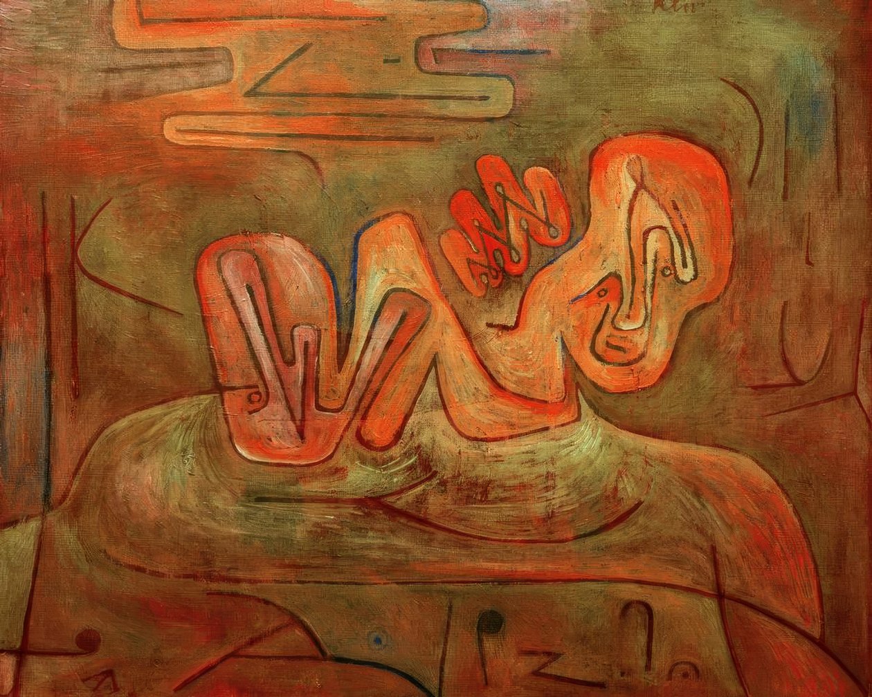 Sphinx-katastrofe av Paul Klee