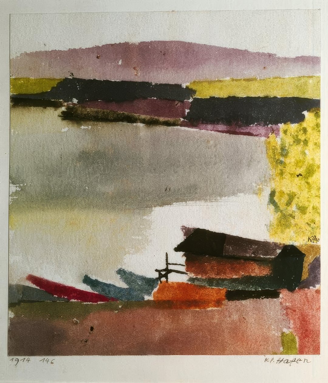 Liten havn av Paul Klee