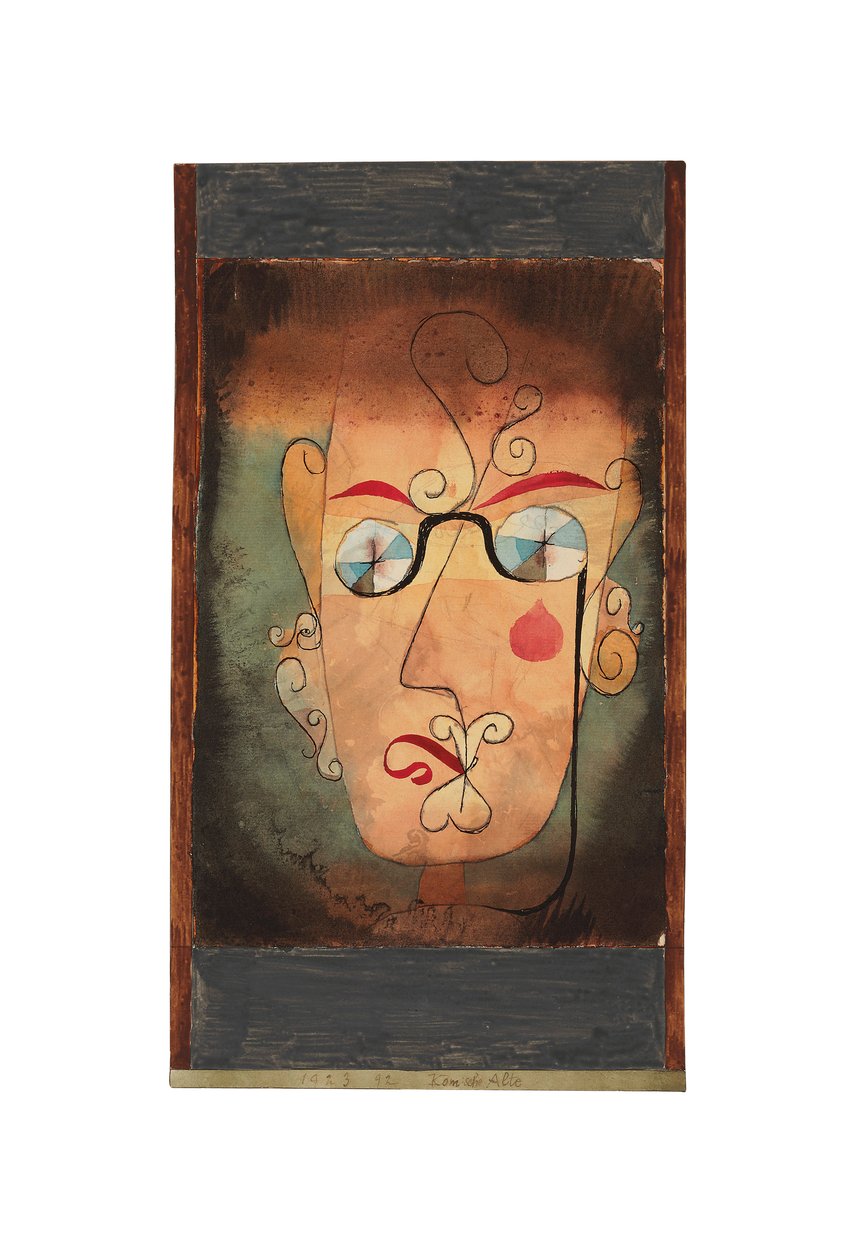 Morsom gammel mann av Paul Klee