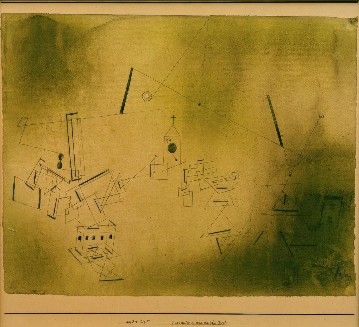 Kosmisk og jordisk tid av Paul Klee