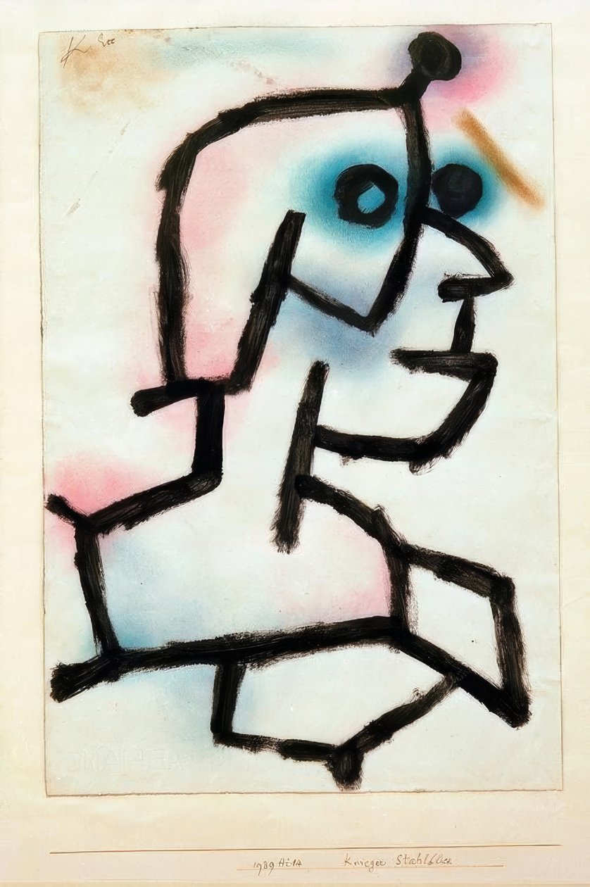 Øyne i krigerstål av Paul Klee