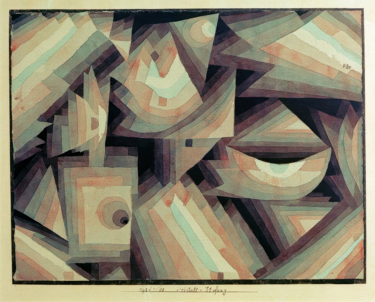 Krystallgradering av Paul Klee