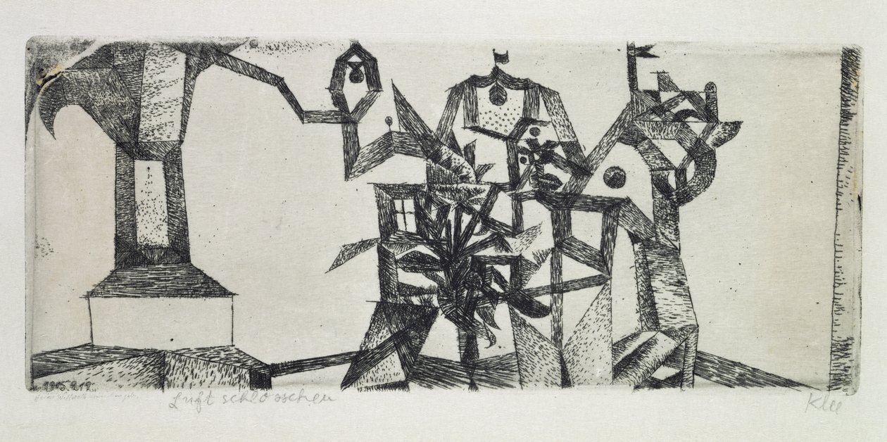 Lite luftslott av Paul Klee
