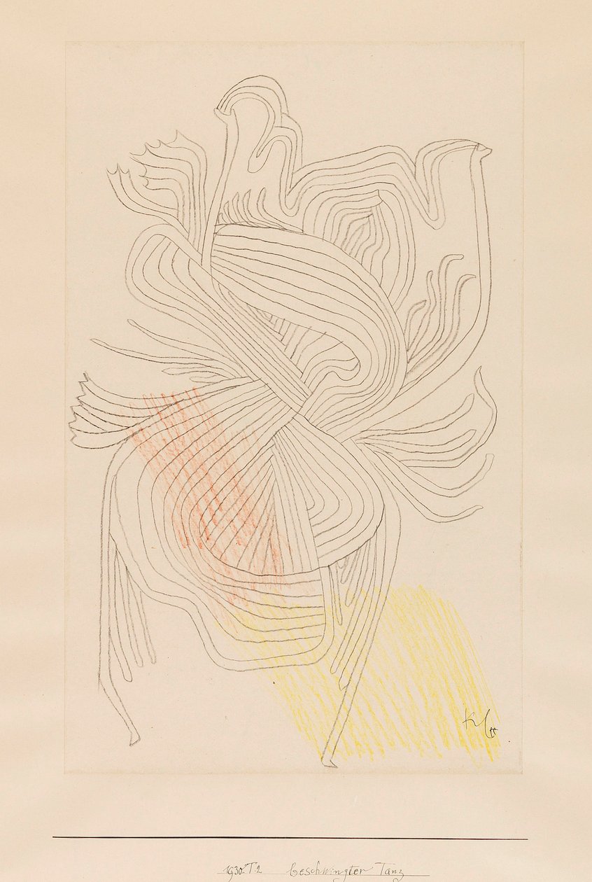 Livlig dans, 1930. av Paul Klee
