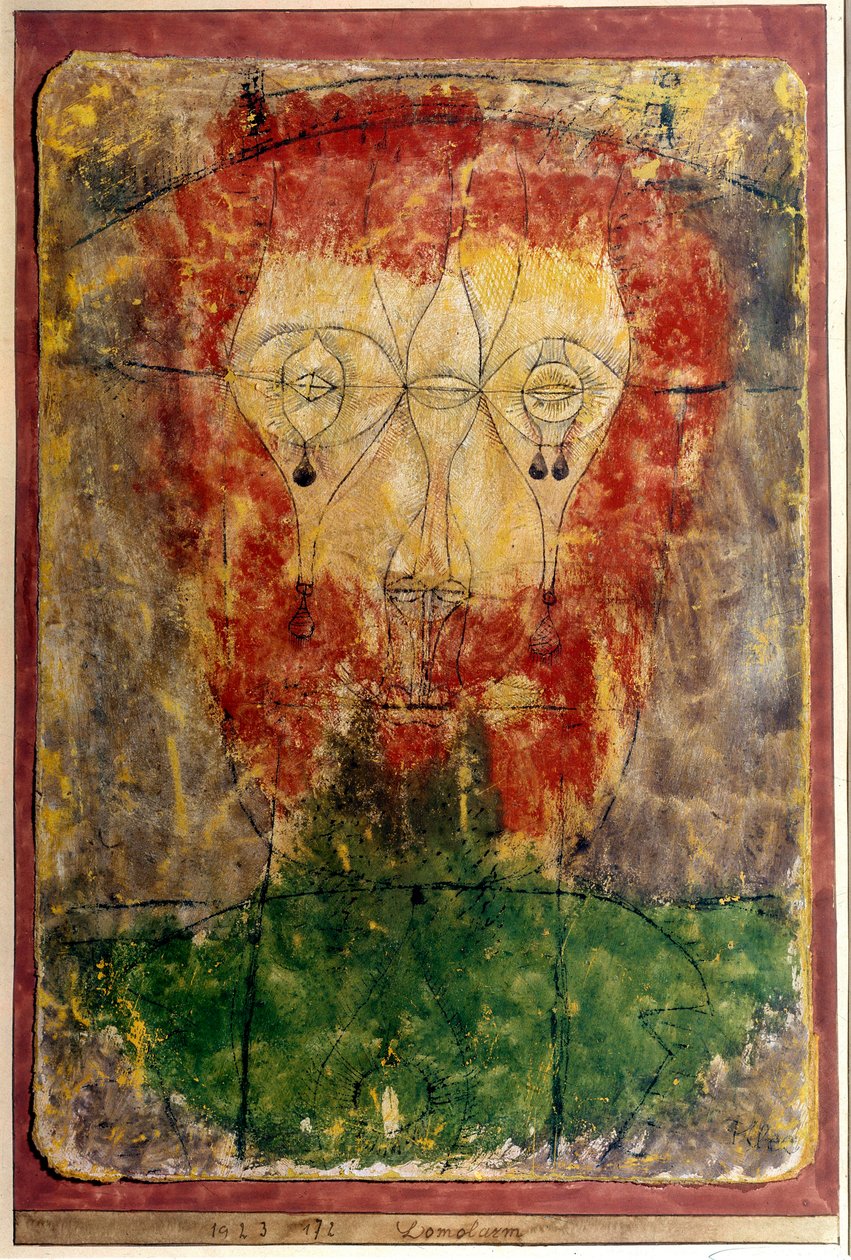 Lomolarm-maleri av Paul Klee (1879-1940) (ec.suiss.) 1923 (olje på lerret) av Paul Klee