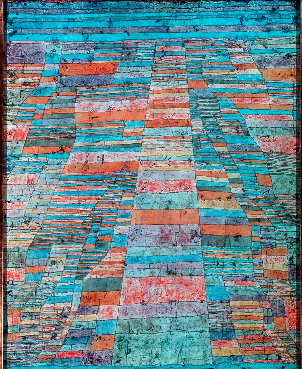 Hovedvei og sideveier Maleri av Paul Klee (1879-1940) 1929 Søn. 83x67 cm Köln, Museum Ludwig av Paul Klee