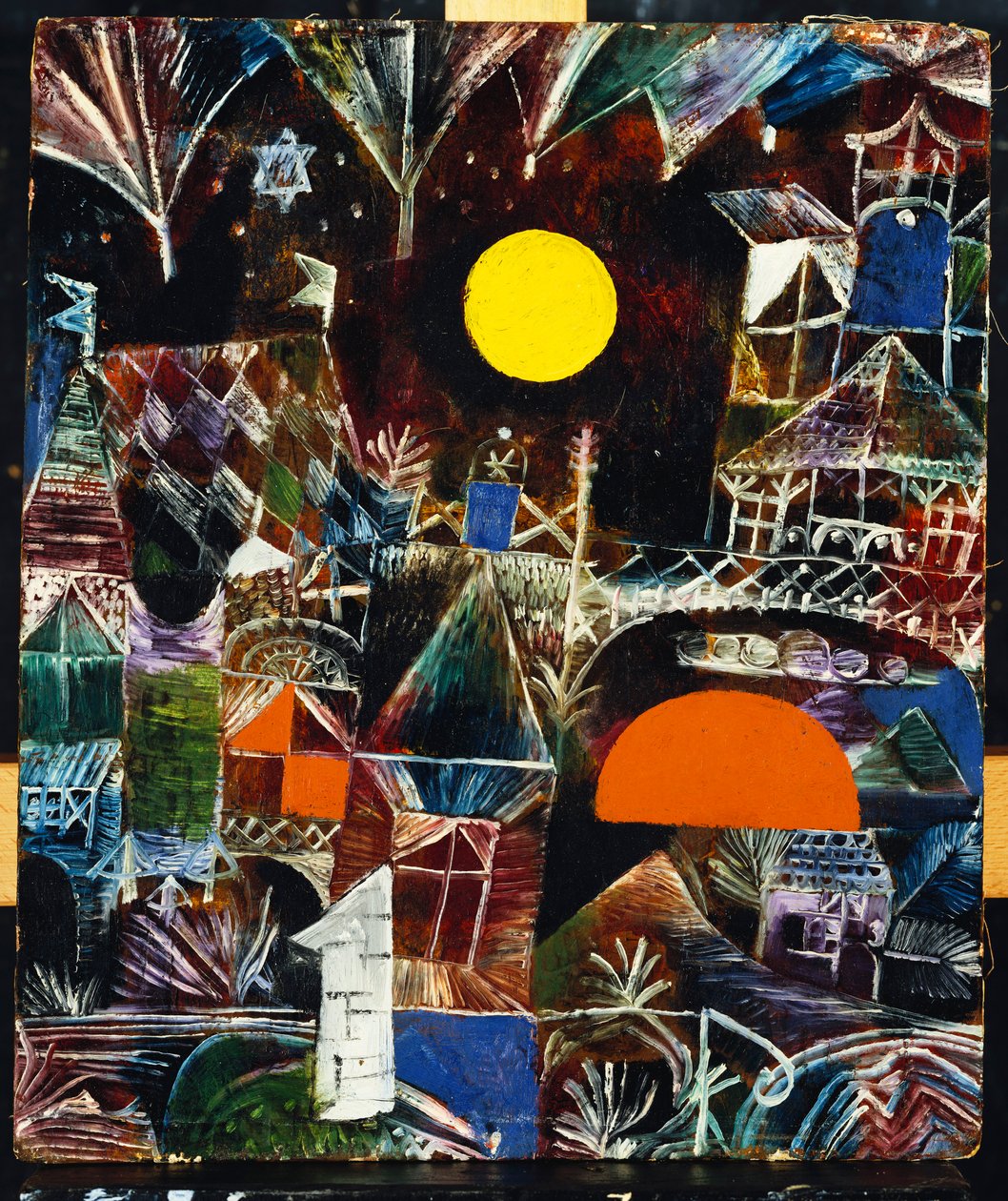 Måneoppgang - Solnedgang av Paul Klee