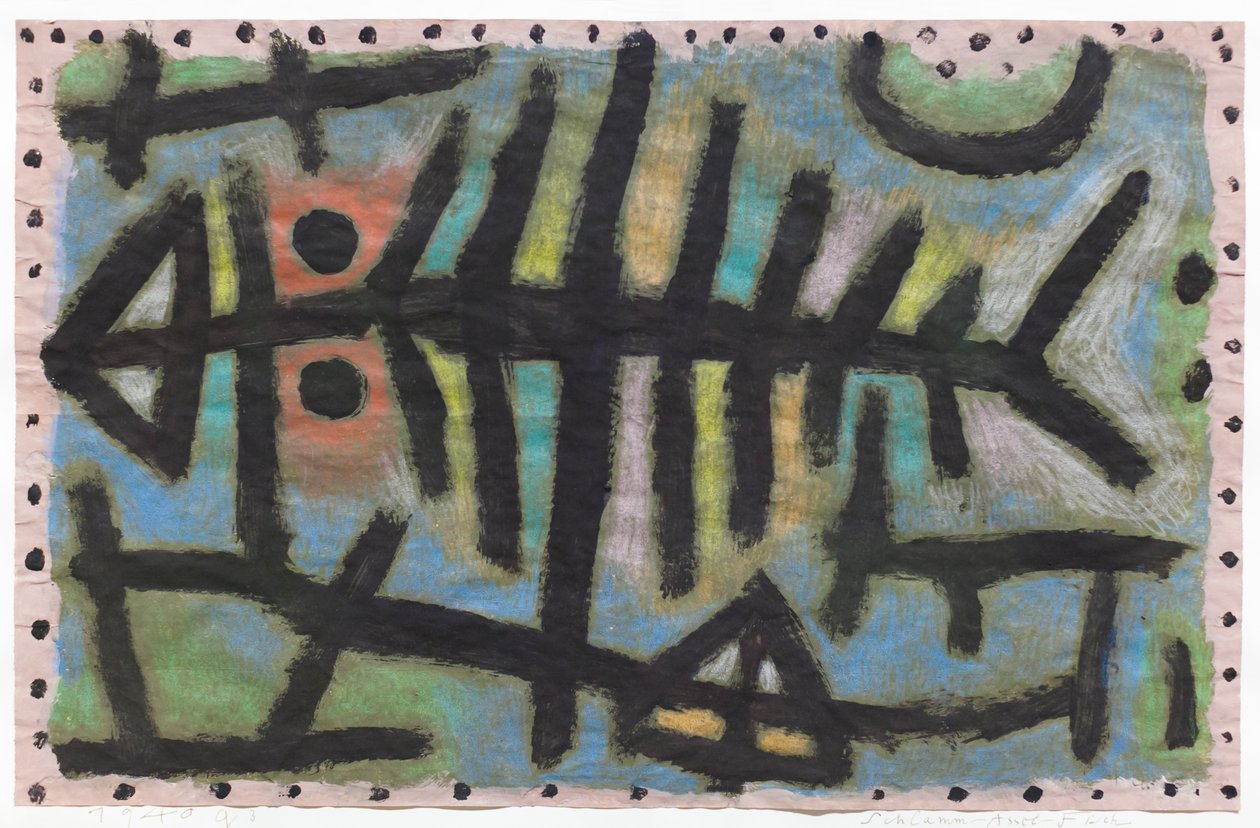 Mud-woodluse-fisk (Schlamm Assel Fisch) av Paul Klee