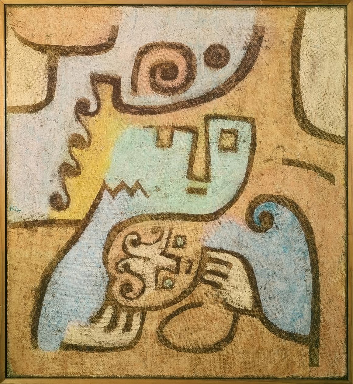 mor med barn av Paul Klee