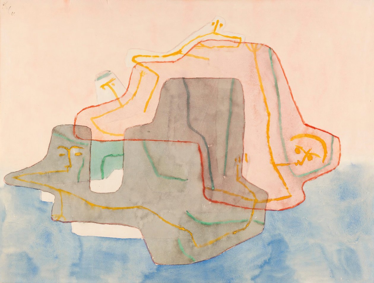 Myten om en øy, 1930. av Paul Klee