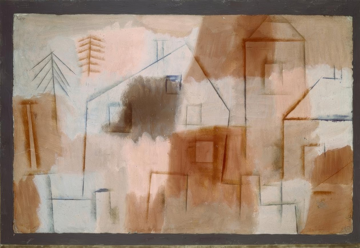 Legg i blått og oransje av Paul Klee