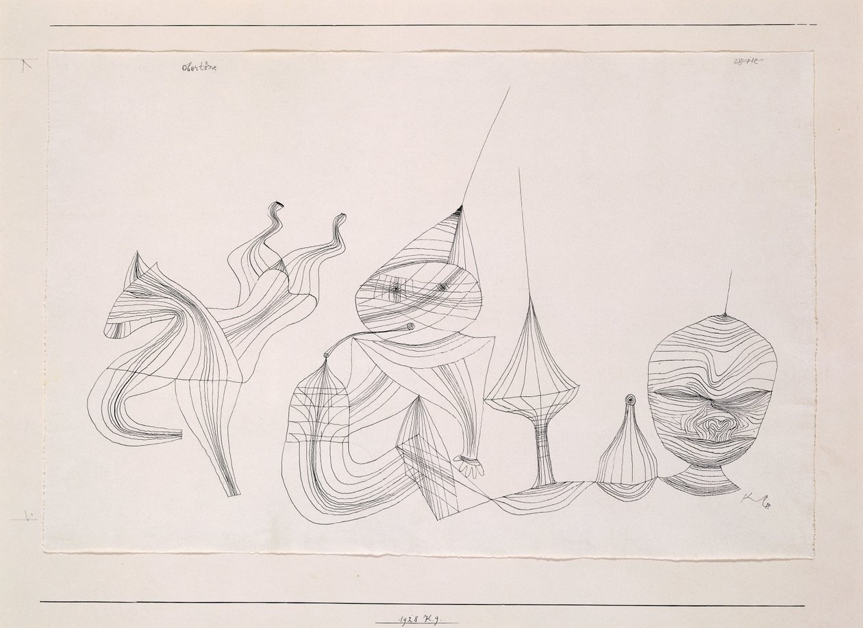 Overtone; Obertone av Paul Klee