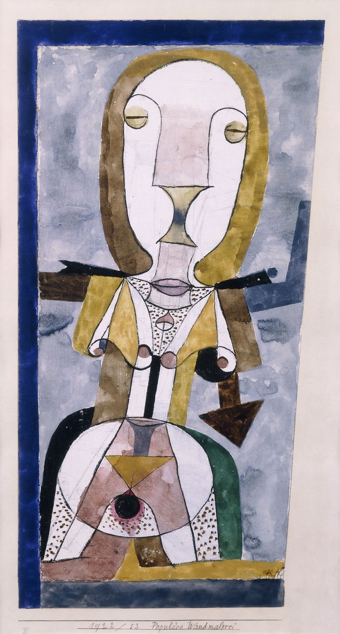 Populært veggmaleri; Populære Wandmalerei av Paul Klee