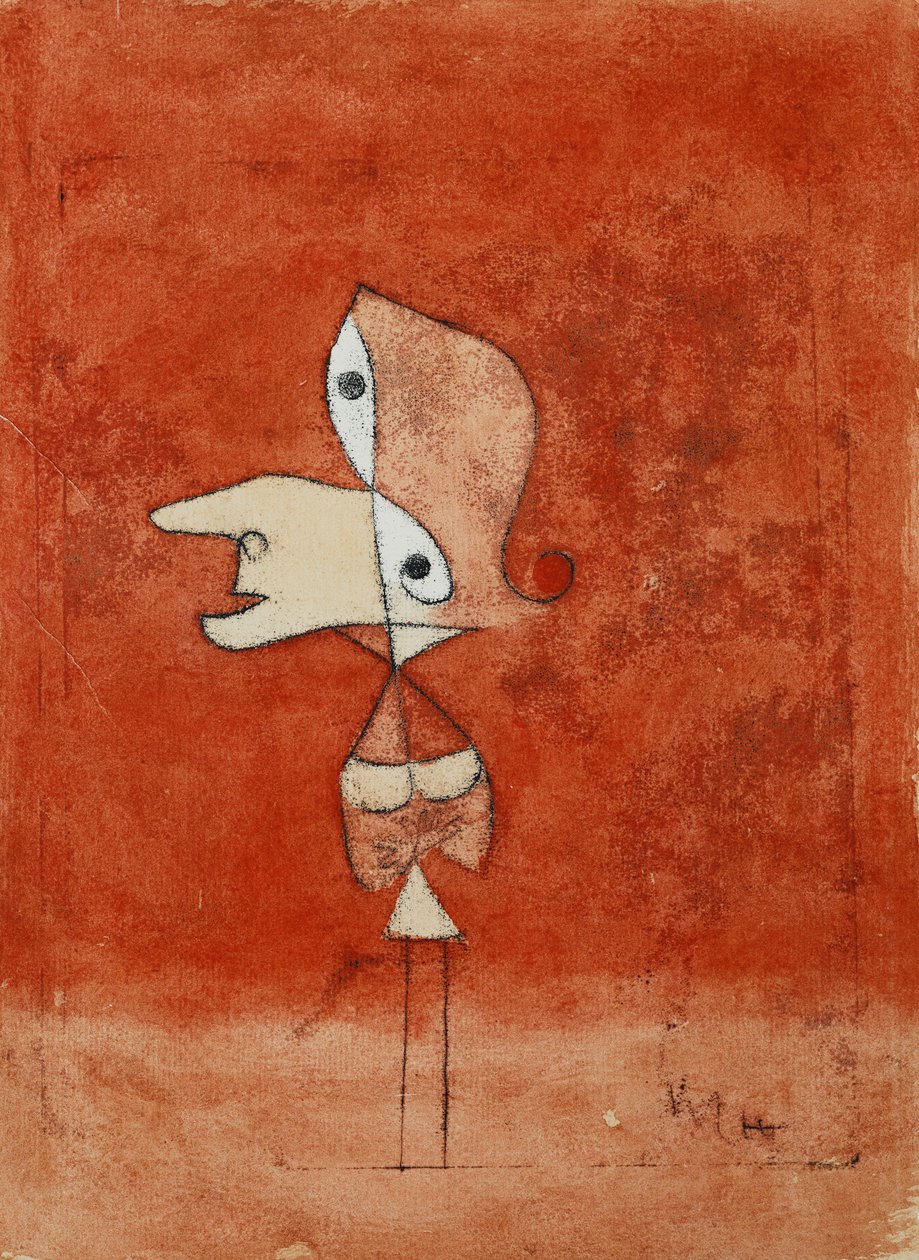 Portrett av Brigitte (hel figur); Portrett av Brigitte (hel figur) av Paul Klee