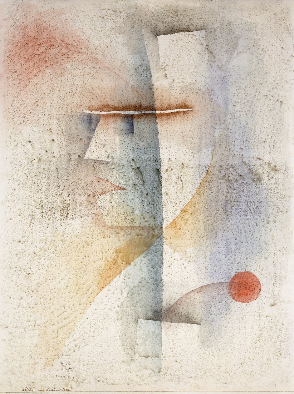Portrett av en mann i kostyme (med en blomst); Portrett av en mann i kostyme (med blomst) av Paul Klee