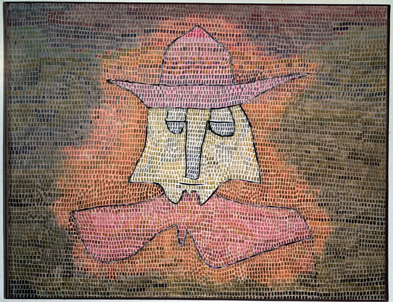 Portrett av pastor Kol - Maleri av Paul Klee