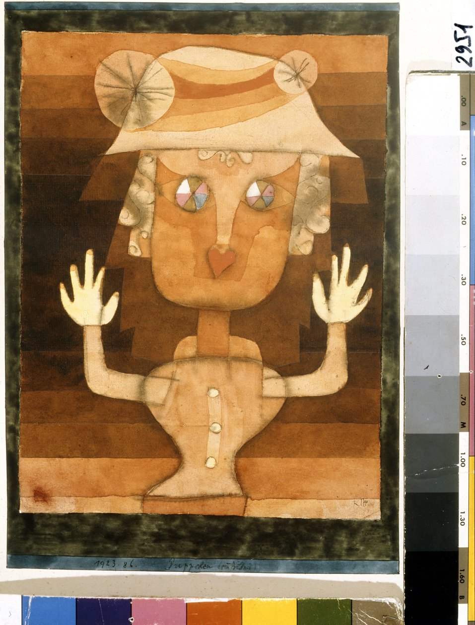 Dukke. Maleri av Paul Klee (1879-1940) av Paul Klee
