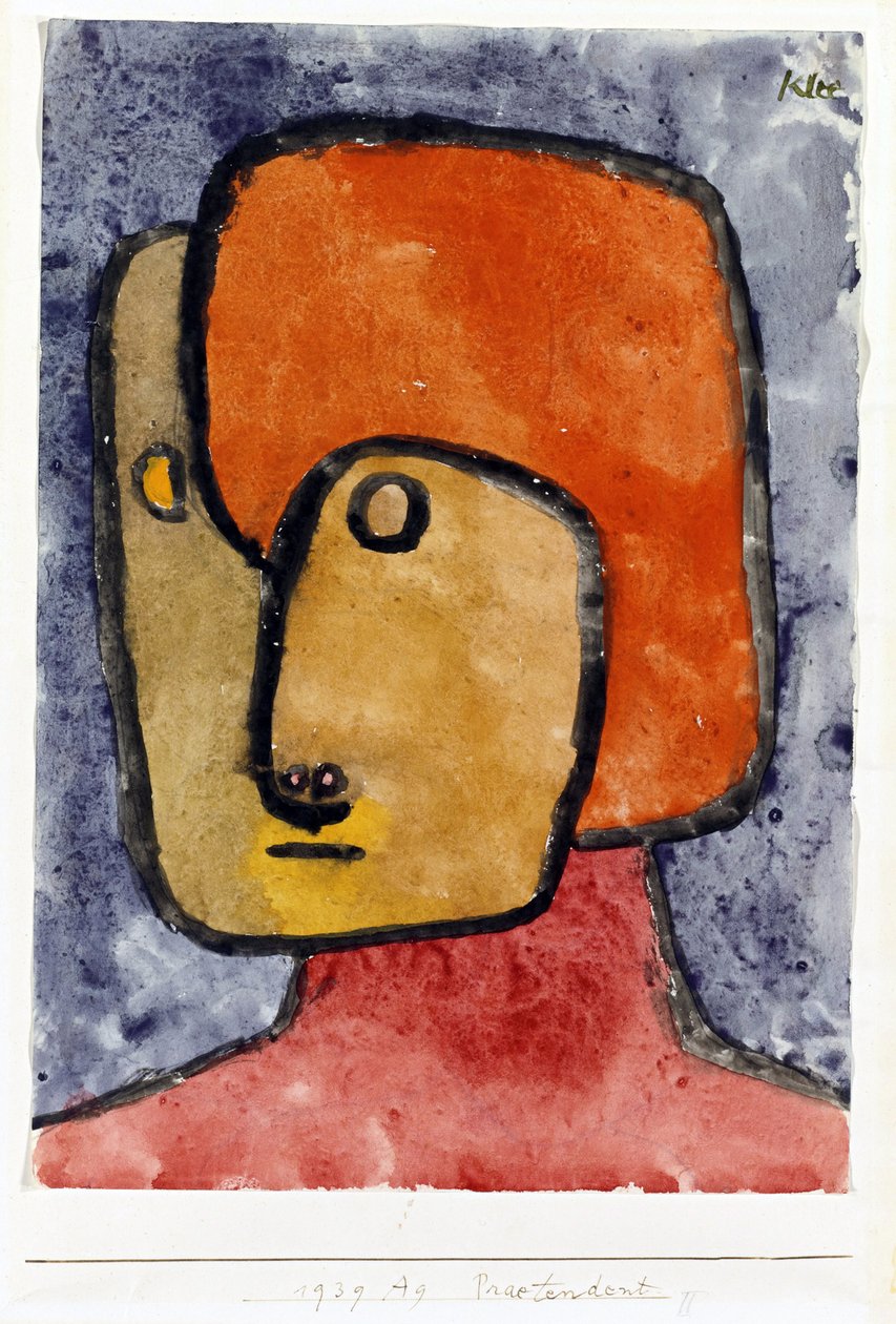 Pretender - Pretender - Kunstverk av Paul Klee (1879-1940) av Paul Klee