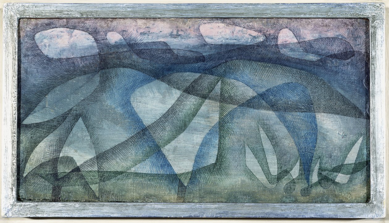 Regnfull dag av Paul Klee