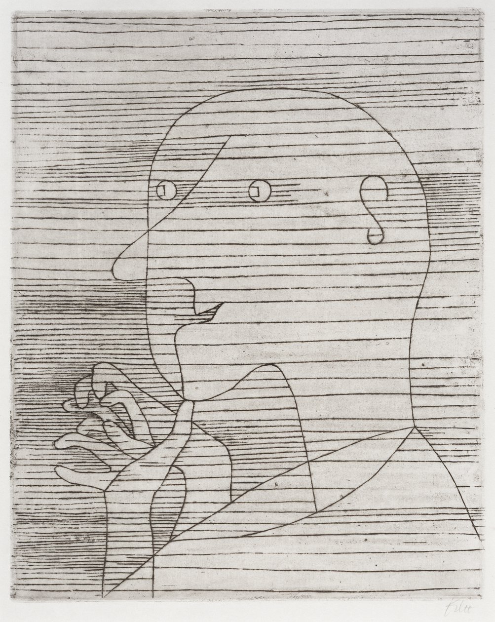 Beregner gammel mann av Paul Klee