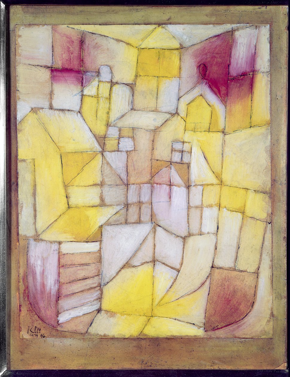 Rosa-gul av Paul Klee