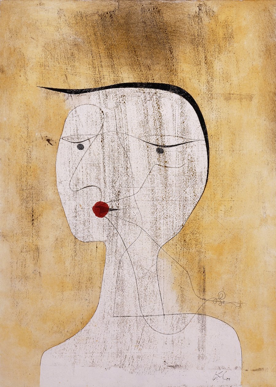 Forseglet kvinne; Forseglet dame av Paul Klee