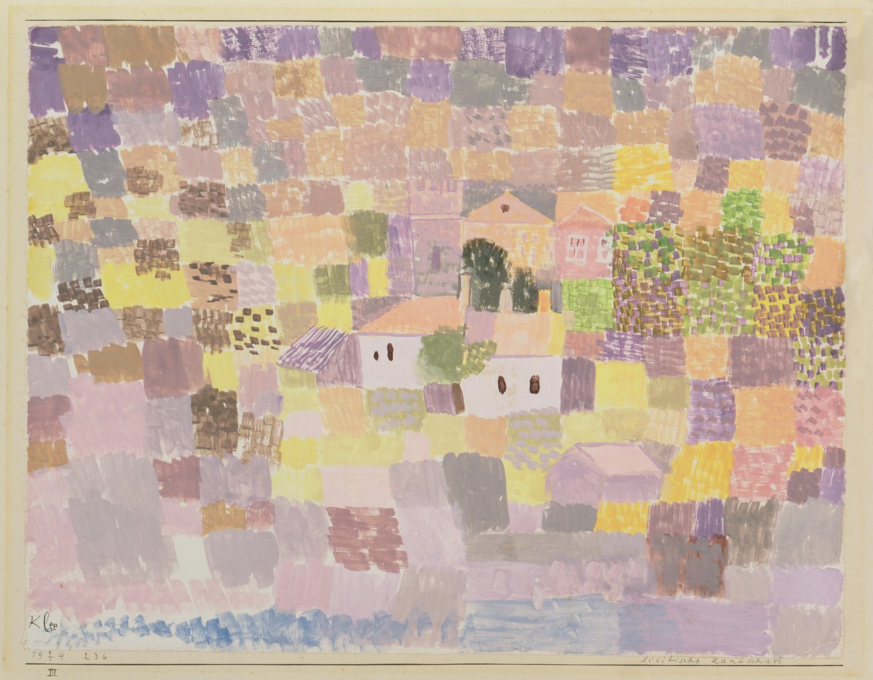Siciliansk landskap av Paul Klee