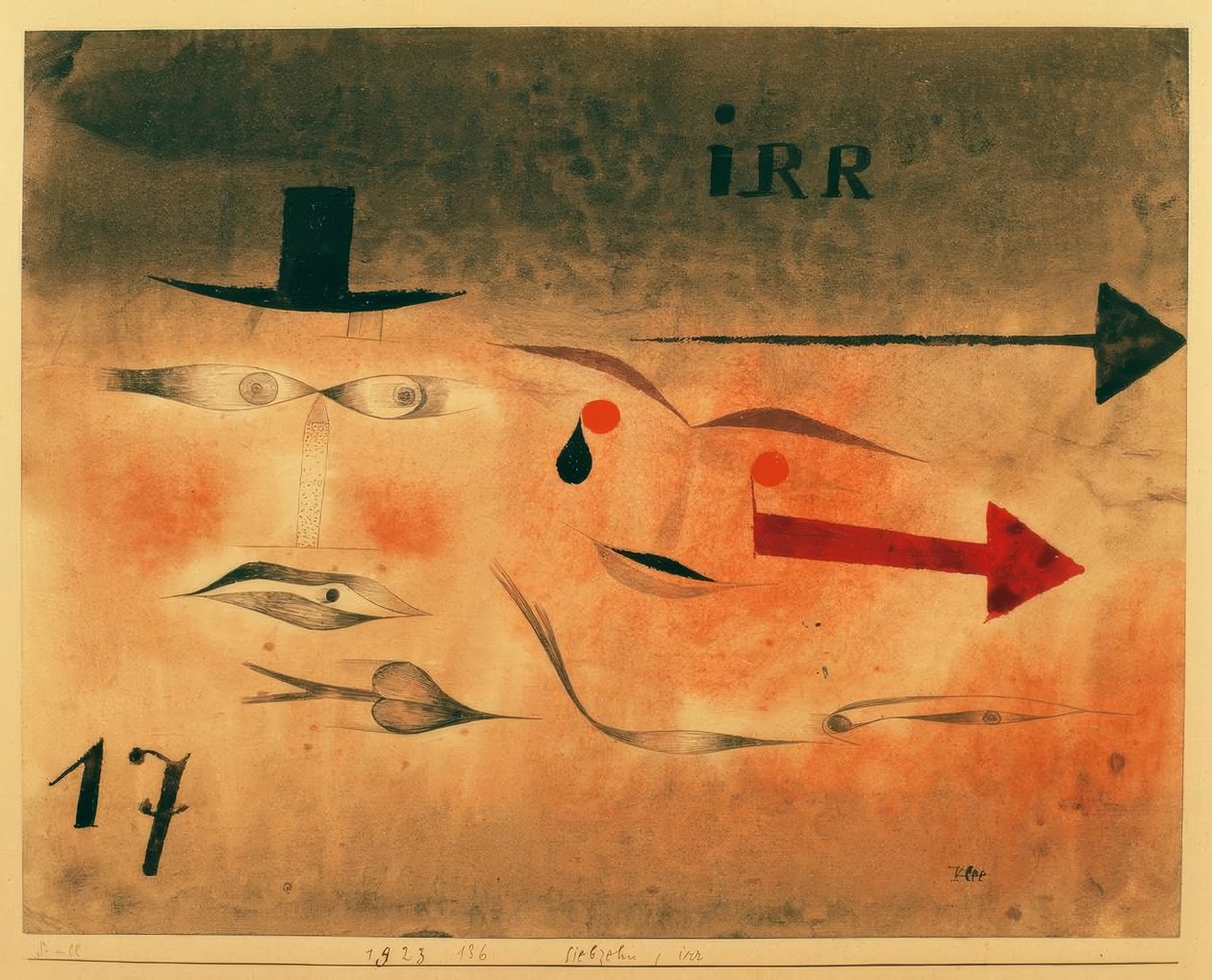 Sytten, gal av Paul Klee