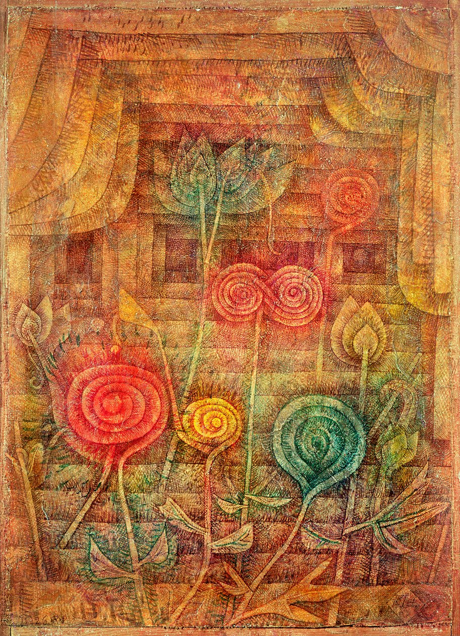 Spiralblomster av Paul Klee