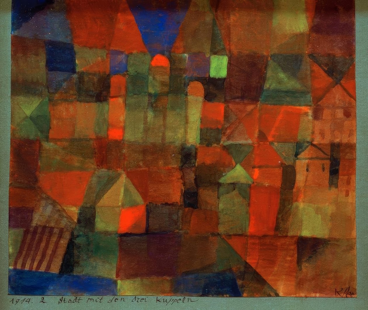 By med de tre kuplene av Paul Klee