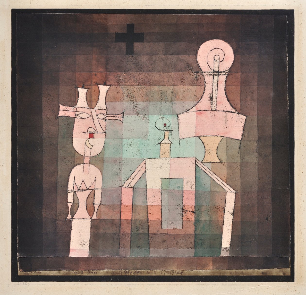 Stilleben med skulpturer Stilleben med skulpturer, 1923. av Paul Klee
