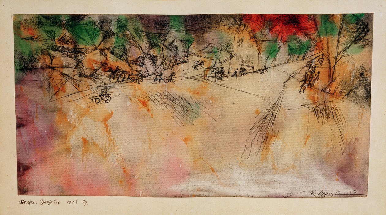Veier gren av Paul Klee