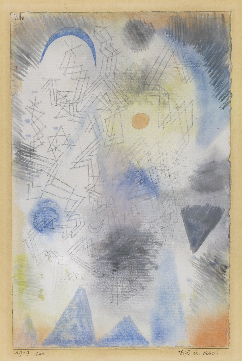 Mål i tåken, 1917 av Paul Klee
